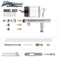 S62 Dual-Action Siphon Feed Airbrush Gun Set, 3 Nozzles, 3/4 oz Bottle, 6-Foot Braided Hose