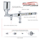 SB86 Dual-Action Side Feed Air brush Set with a 0.2mm Fluid Tip, 1/2 oz. Gravity Cup - Precision Detail Control