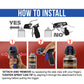 Instant Aerosol Trigger Handle (2 Pack) - Attach to Convert Spray Cans into Spray Guns - Universal Fit, Use on Spray Paint, Adhesives - Reusable