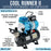 1/5 HP Cool Runner II Dual Fan Tank Air Compressor Kit Model TC-326T - Professional Single-Piston with 2 Cooling Fans, Regulator Water Trap, Holder