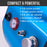 TC-77 Airbrush Compressor with Small Tank, Regulator, Mini In-Line Moisture Filter & 6' Braided Hose - 47 dB, High Performance Air