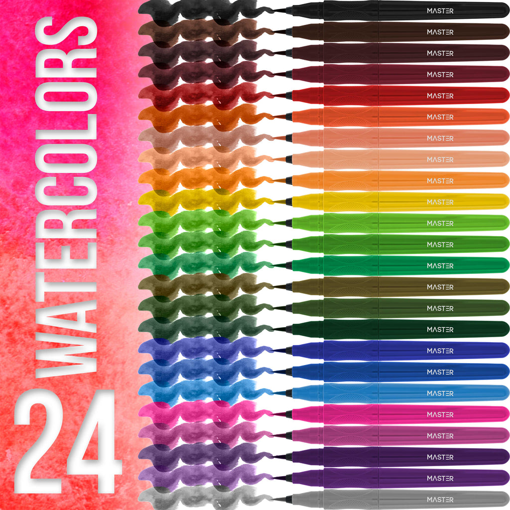 Watercolor Brush Pens — U.S. Art Supply