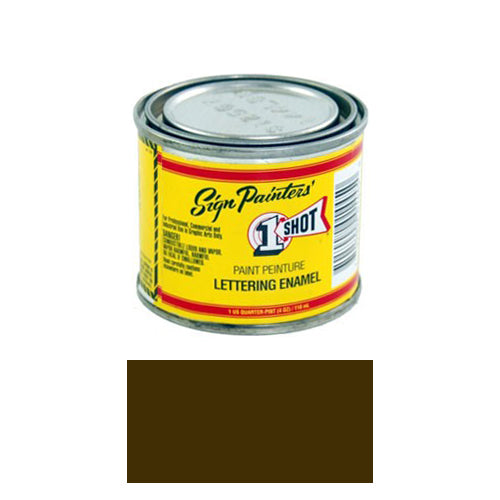 Medium Brown Pinstriping Lettering Enamel Paint, 1/4 Pint