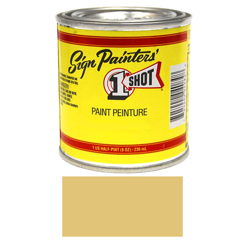 TAN Pinstriping Lettering Enamel Paint, 1/2 Pint