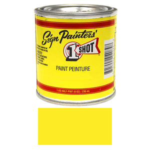 Primrose Yellow Pinstriping Lettering Enamel Paint, 1/2 Pint