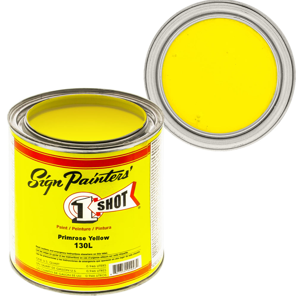 Primrose Yellow Pinstriping Lettering Enamel Paint, 1 Quart