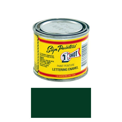 Dark Green Pinstriping Lettering Enamel Paint, 1/4 Pint