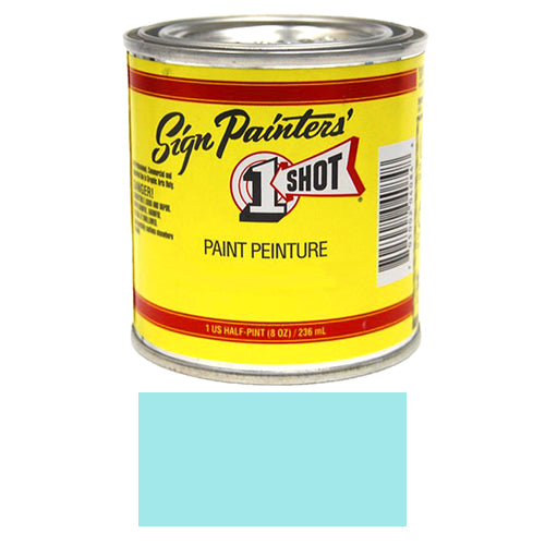 Robin Egg Blue Pinstriping Lettering Enamel Paint, 1/2 Pint