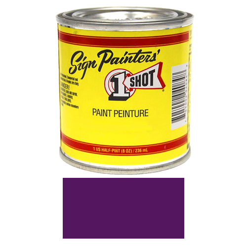 Purple Pinstriping Lettering Enamel Paint, 1/2 Pint