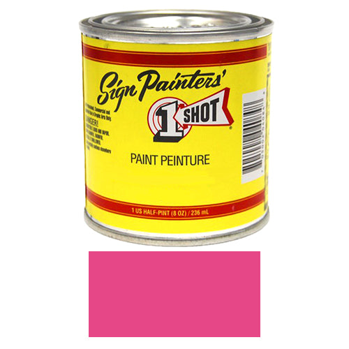 Magenta Pinstriping Lettering Enamel Paint, 1/2 Pint