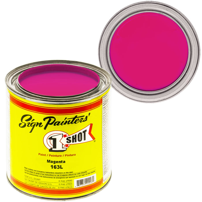 Magenta Pinstriping Lettering Enamel Paint, 1 Quart