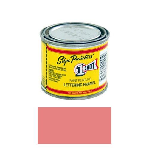 Salmon Pink Pinstriping Lettering Enamel Paint, 1/4 Pint