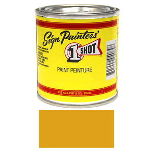 Imitation Gold Pinstriping Lettering Enamel Paint, 1/2 Pint
