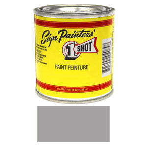 Medium Gray Pinstriping Lettering Enamel Paint, 1/2 Pint