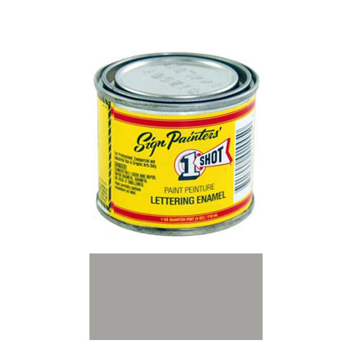 Medium Gray Pinstriping Lettering Enamel Paint, 1/4 Pint