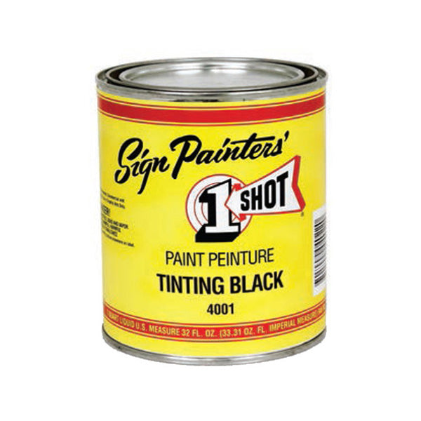 One Shot Paint 4001L-Hp 1 Shot Shading Black Half Pint