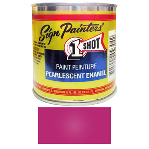 Pearlescent Dark Magenta Pinstriping Lettering Enamel Paint, 1/2 Pint