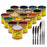 Basic 18 Color Enamel Kit, 1/4 Pint plus 6-Piece Master Pinstriping Brushes