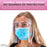 Safety Face Shields with Pink Glasses Frames (Pack of 4) - Ultra Clear Protective Full Face Shields to Protect Eyes Nose Mouth - Anti-Fog PET Plastic