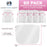 Face Shields with Pink Glasses Frames (20 Packs of 4) - Ultra Clear Protective Full Face Shields to Protect Eyes, Nose, Mouth - Anti-Fog PET Plastic