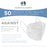 White KN95 Protective Masks, Box of 50 - Filter Efficiency ?95%, 5-Layers, Protection Against PM2.5 Dust, Pollen, Haze-Proof - Sanitary 5-Ply