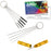 12 Piece Airbrush Cleaning Kit - 5 pc Cleaning Needles, 5pc Cleaning Brushes, 1 Wash Needle, How to Book