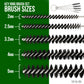 12 Piece Airbrush Cleaning Kit - 5 pc Cleaning Needles, 5pc Cleaning Brushes, 1 Wash Needle, How to Book