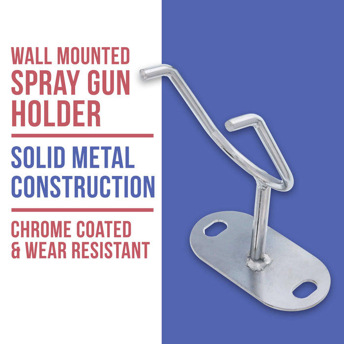 Wall Mount Gravity Feed Spray Gun Holder