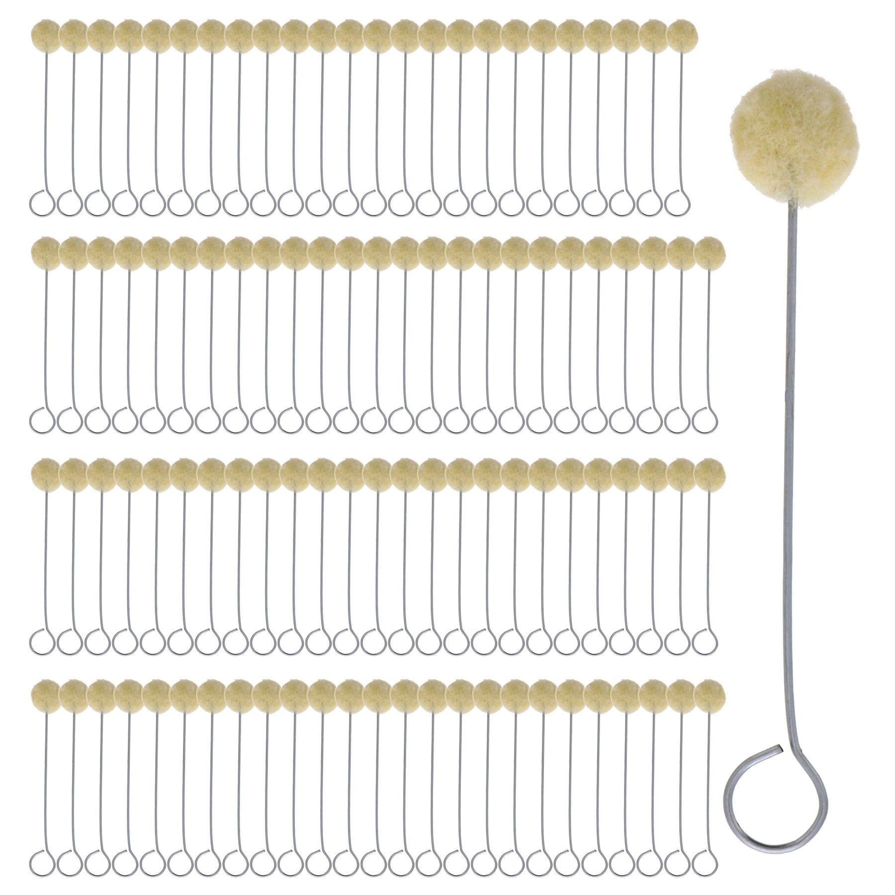 Dye Brush 20 Pieces Ball Brush Leather Dye Tool With Metal Handle 993267 - View #4