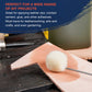 12-Pack Wool Daubers with Clear Plastic Bottles, 4 oz. (120 ml) - Safety Lids, Applicator Ball Brushes for Leather Dye, Dyeing, Painting, Gluing, DIY