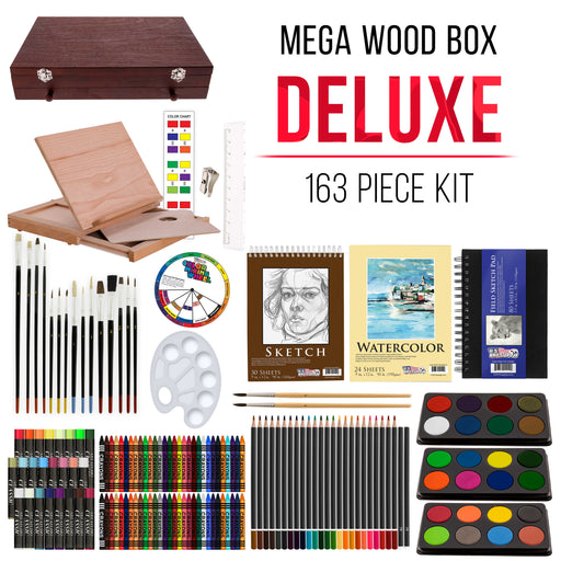 Deluxe Art Set- Painting & Drawing Set 83-Piece, Professional Art