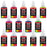 12 Color Pearlized Acrylic Airbrush Paint Set; Pearl Colors plus Reducer & Cleaner, 1 oz. Bottles