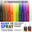 12 Color Acrylic Transparent Colors Airbrush Paint Set with Reducer & Cleaner, 1 oz. Bottles