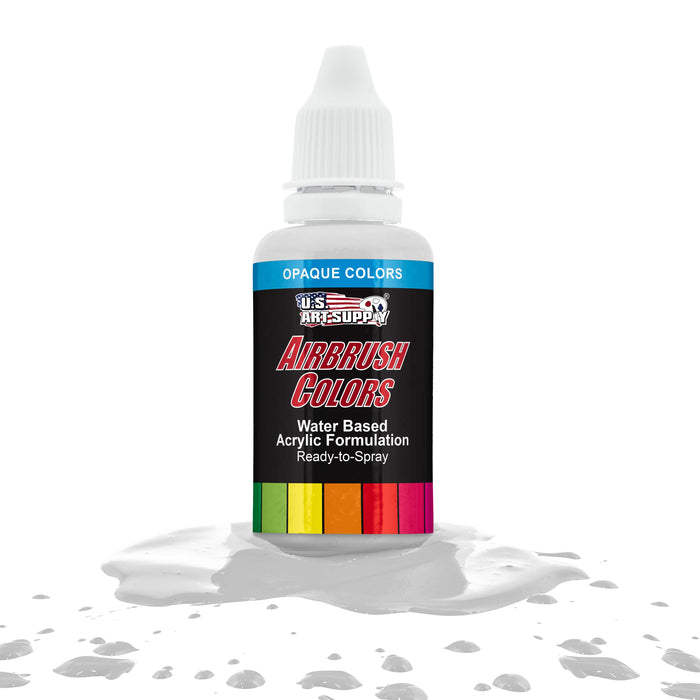 White, Opaque Acrylic Airbrush Paint, 1 oz.