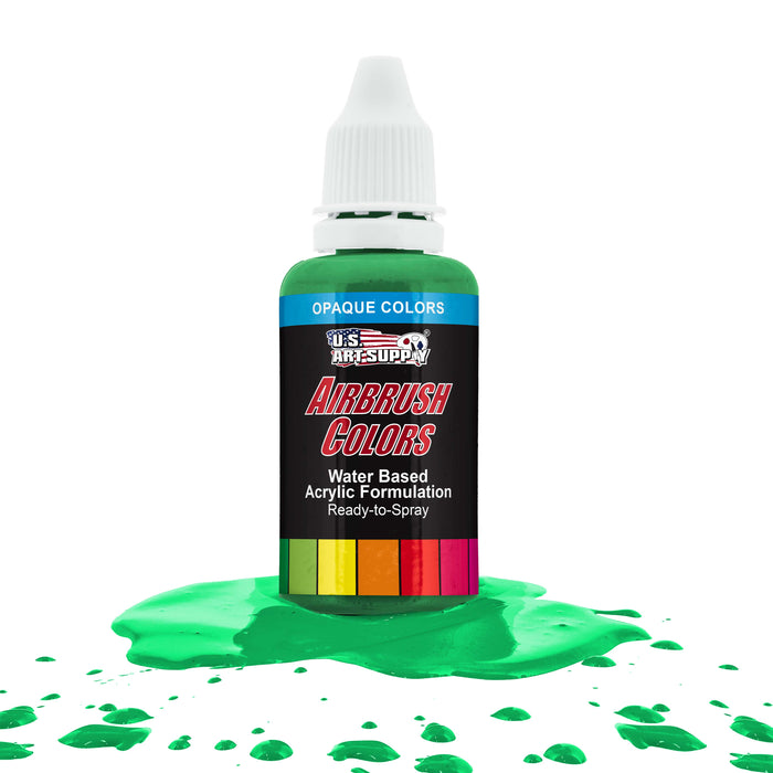 Grass Green, Opaque Acrylic Airbrush Paint, 1 oz.