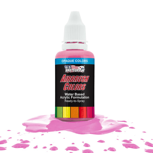 Pure Pink, Opaque Acrylic Airbrush Paint, 1 oz.