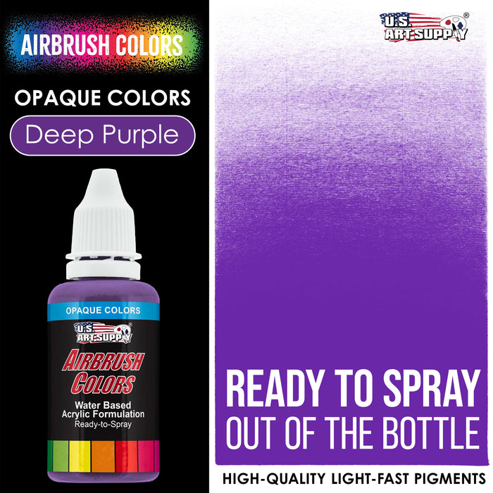 Deep Purple, Opaque Acrylic Airbrush Paint, 1 oz. Ready to Spray