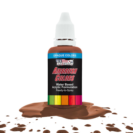 Coffee Brown, Opaque Acrylic Airbrush Paint, 1 oz.