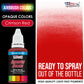 Crimson Red, Opaque Acrylic Airbrush Paint, 1 oz. Ready to Spray