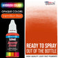 Vermillion Red, Opaque Acrylic Airbrush Paint, 1 oz. Ready to Spray