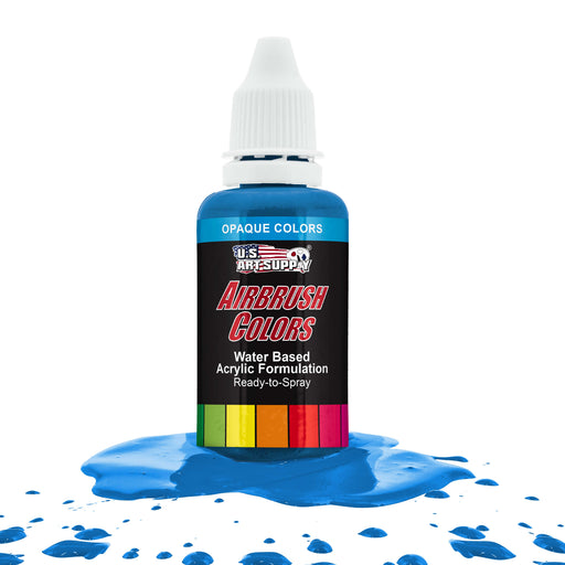 Lake Blue, Opaque Acrylic Airbrush Paint, 1 oz.