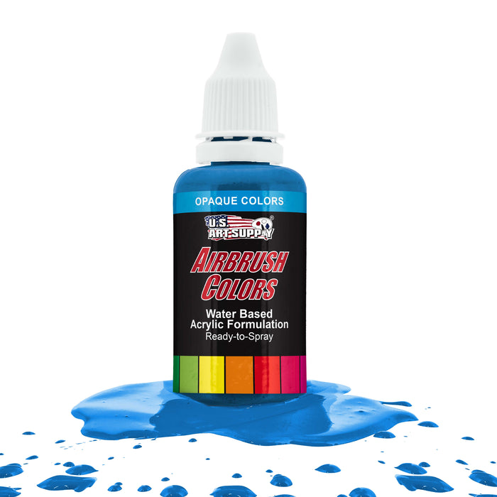 Lake Blue, Opaque Acrylic Airbrush Paint, 1 oz.