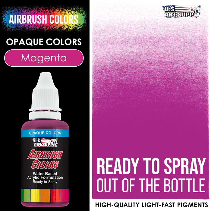 Magenta, Opaque Acrylic Airbrush Paint, 1 oz.