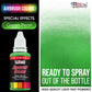 Green Pearl, Pearlized Special Effects Acrylic Airbrush Paint, 1 oz. Ready to Spray