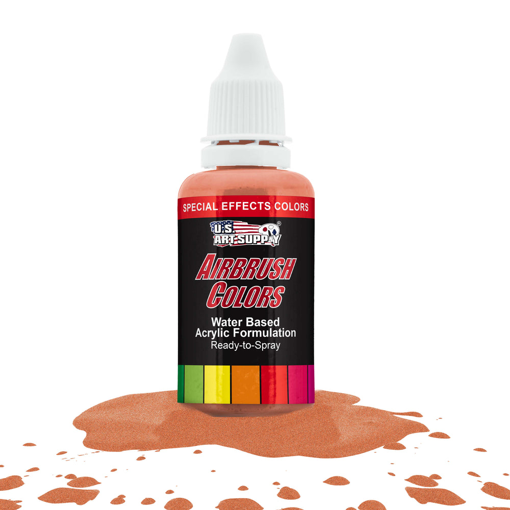 Orange Pearl, Pearlized Special Effects Acrylic Airbrush Paint, 1 oz.