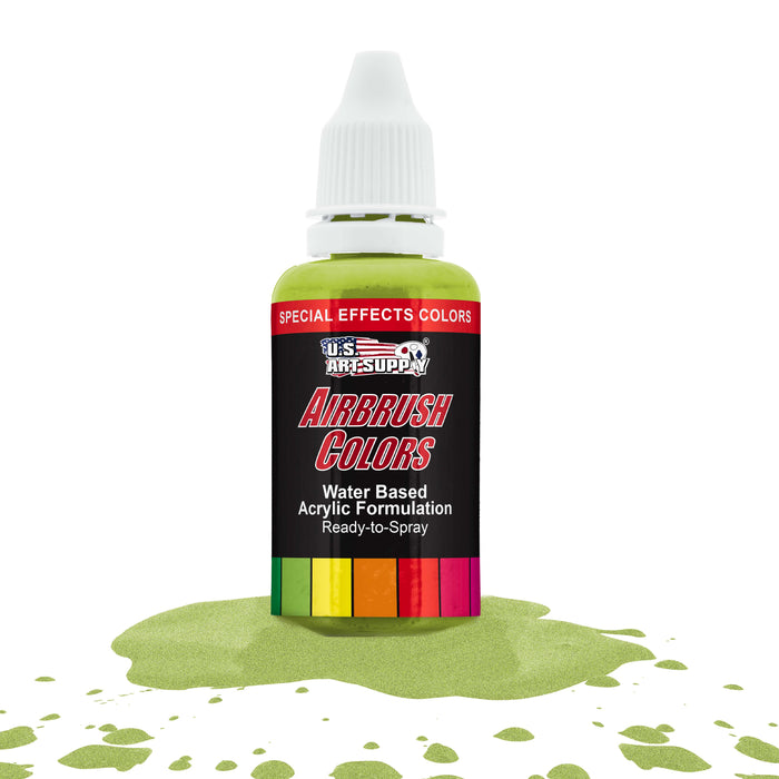 Bright Green Pearl, Pearlized Special Effects Acrylic Airbrush Paint, 1 oz.