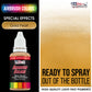Gold Pearl, Pearlized Special Effects Acrylic Airbrush Paint, 1 oz. Ready to Spray