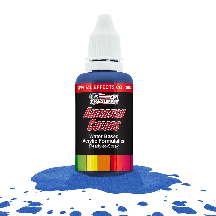 Blue Pearl, Pearlized Special Effects Acrylic Airbrush Paint, 1 oz.