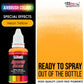Neon Yellow, Fluorescent Special Effects Acrylic Airbrush Paint, 1 oz. Ready to Spray