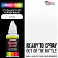 White, Transparent Acrylic Airbrush Paint, 1 oz. Ready to Spray